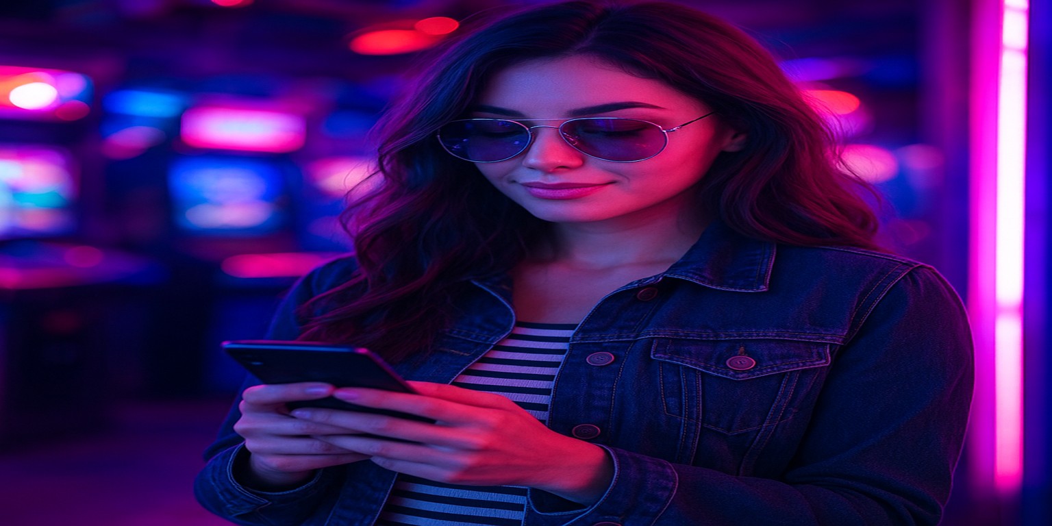 Aviator গেমটি উপভোগ করছেন একজন নারী