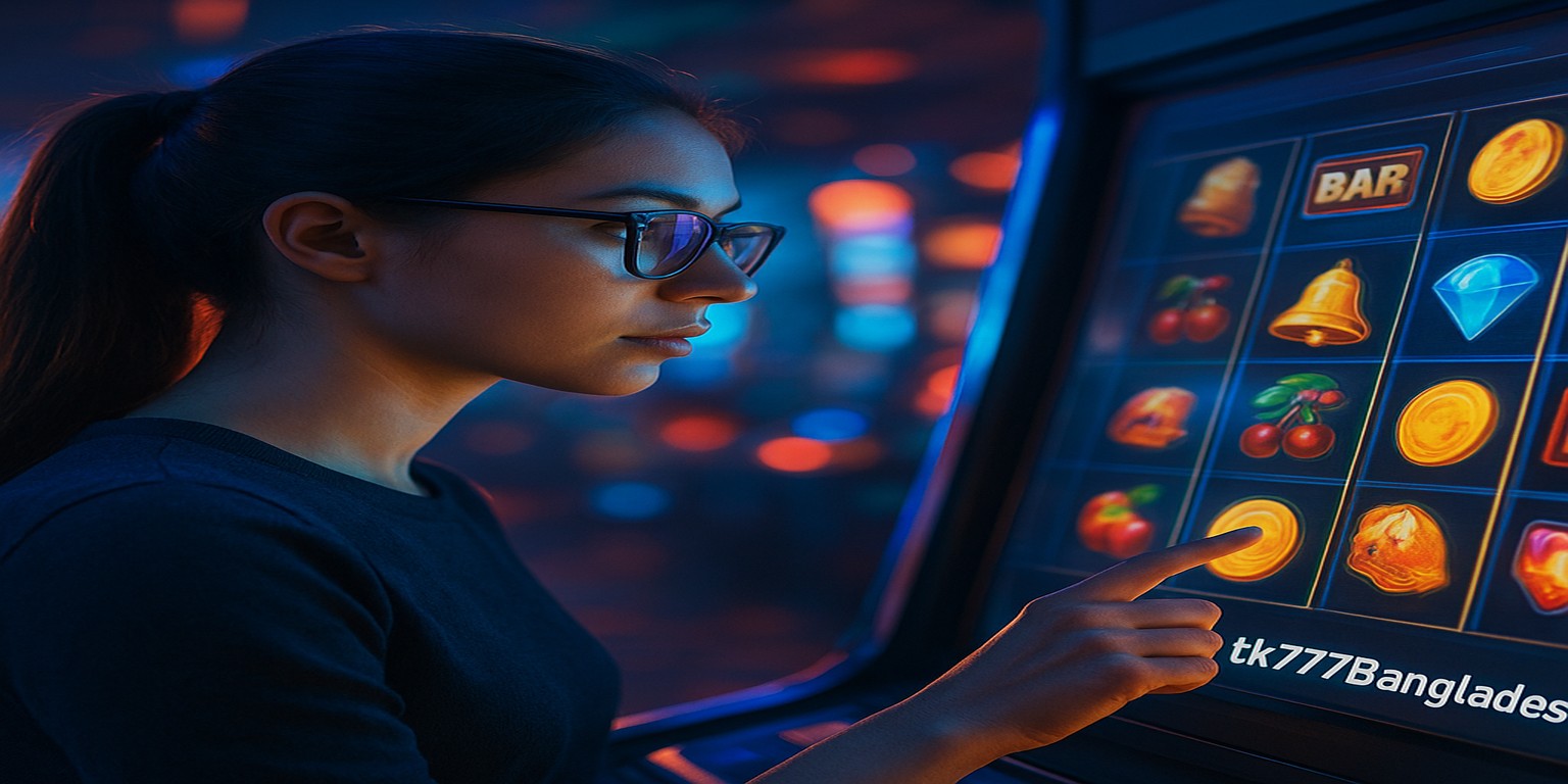 tk777-এ একজন নারী ক্রেইজি টাইম খেলছেন